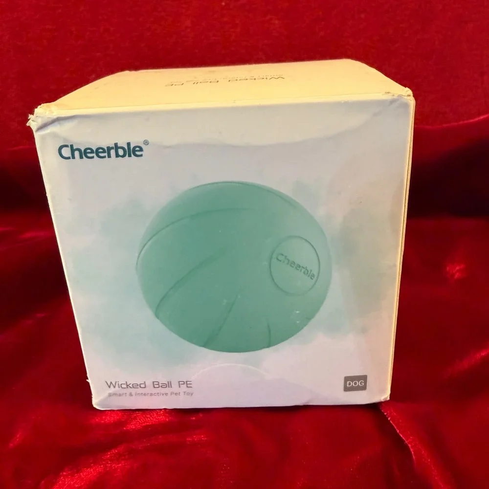 Cheerble Wicked Ball PE Smart Interactive Dog‎ Toy Green C0722 Rechargeable LED